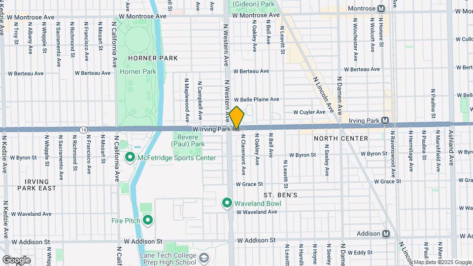2343 W Irving Park Rd Map and Location Details