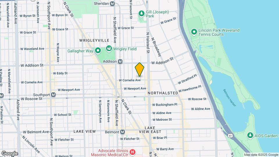 838 W Cornelia Ave, Unit M05B Mapa y Detalles de la Ubicación