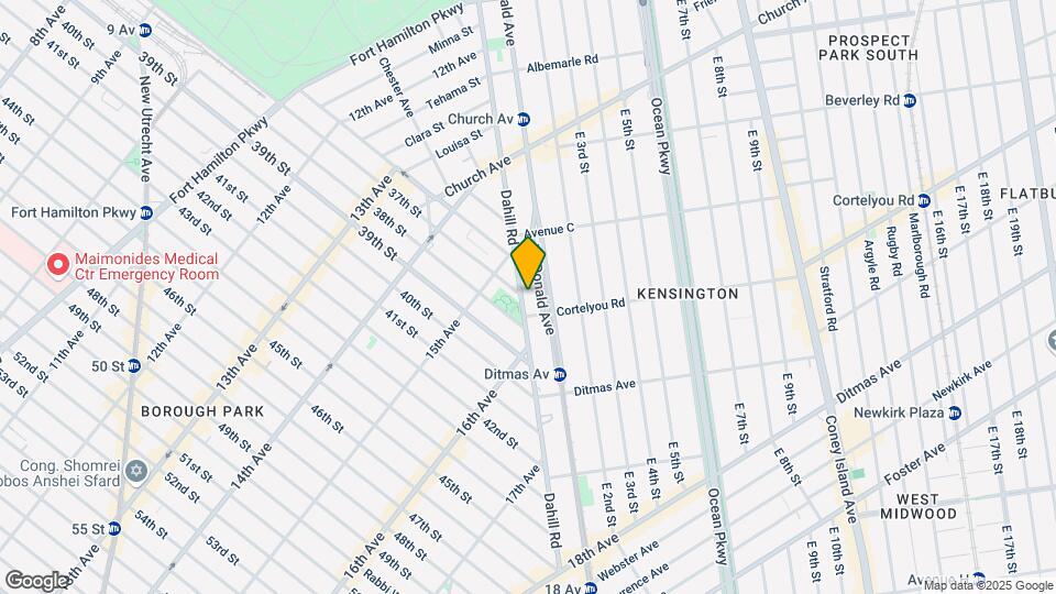 375 Dahill Rd Mapa y Detalles de la Ubicación