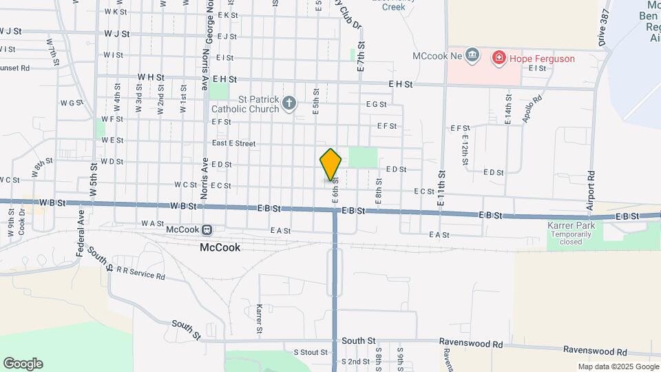 607 E C St Map and Location Details