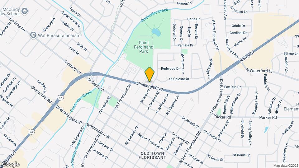 250 N Florissant Rd Map and Location Details
