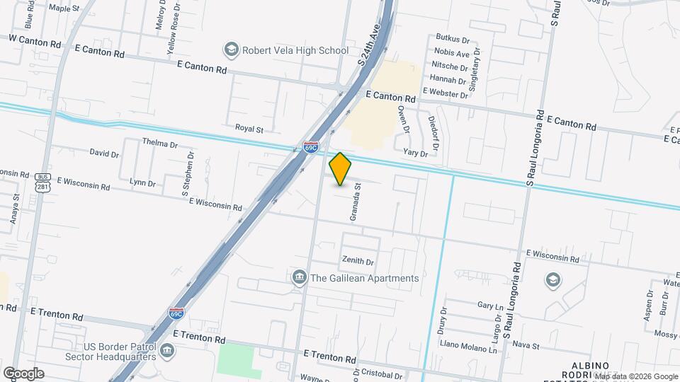 1501 Granada Cir Mapa y Detalles de la Ubicación