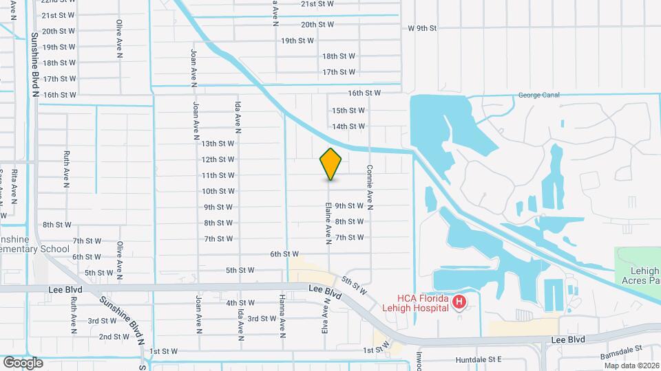 2618 10th St W Map and Location Details