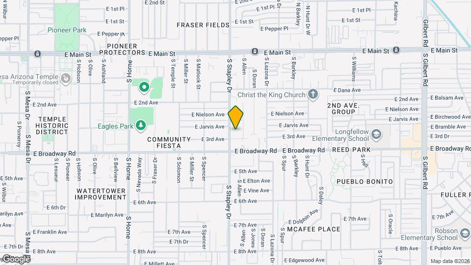 317 S Stapley Dr Map and Location Details