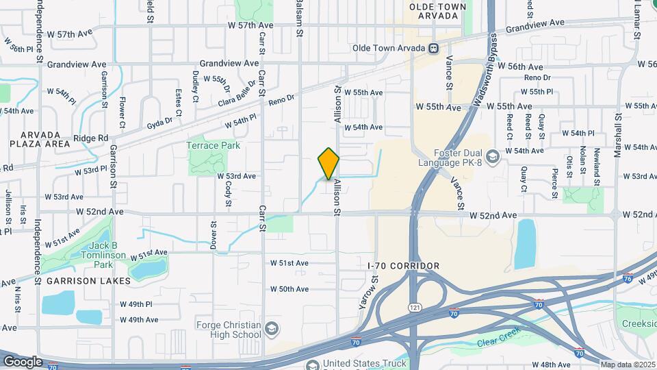 5223 Allison Way Map and Location Details