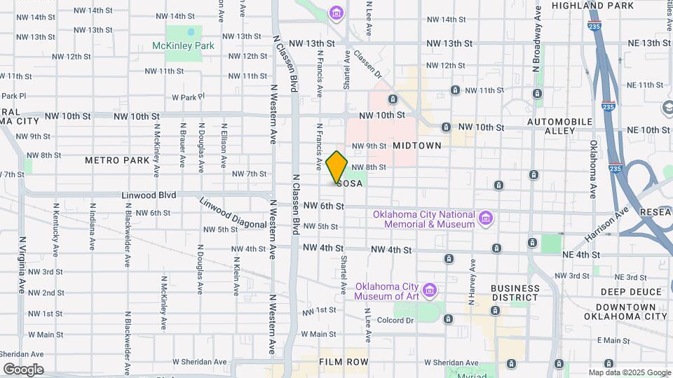 812 NW 7th St Map and Location Details