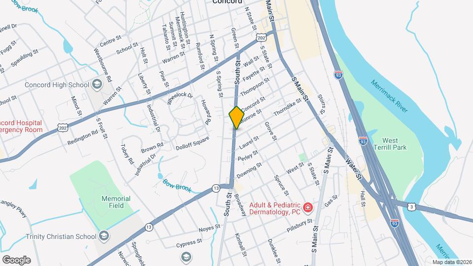 45 South St Mapa y Detalles de la Ubicación