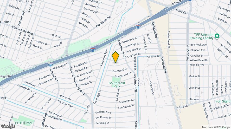 5825 Southurst St Map and Location Details