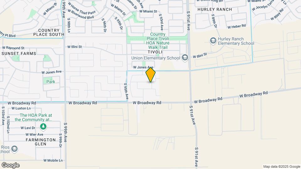 9329 W Encinas Ln Map and Location Details