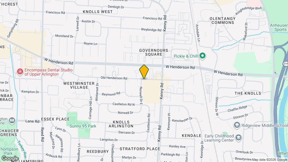 1203 Old Henderson Rd Map and Location Details