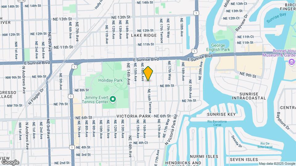 809 NE 16th Ter Mapa y Detalles de la Ubicación