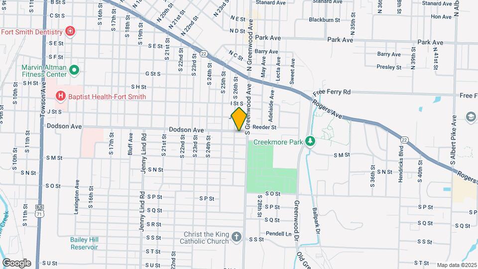 2606 Dodson Ave Map and Location Details