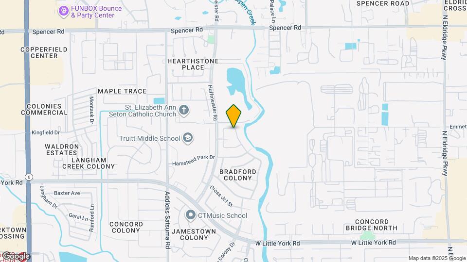 6543 Horsepen Bayou Dr Map and Location Details