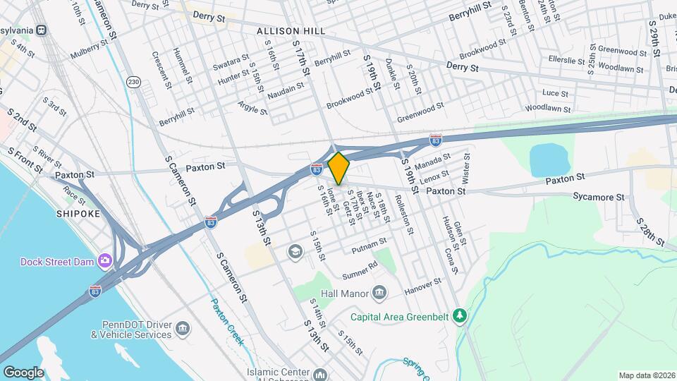 1620 Randolph St Map and Location Details