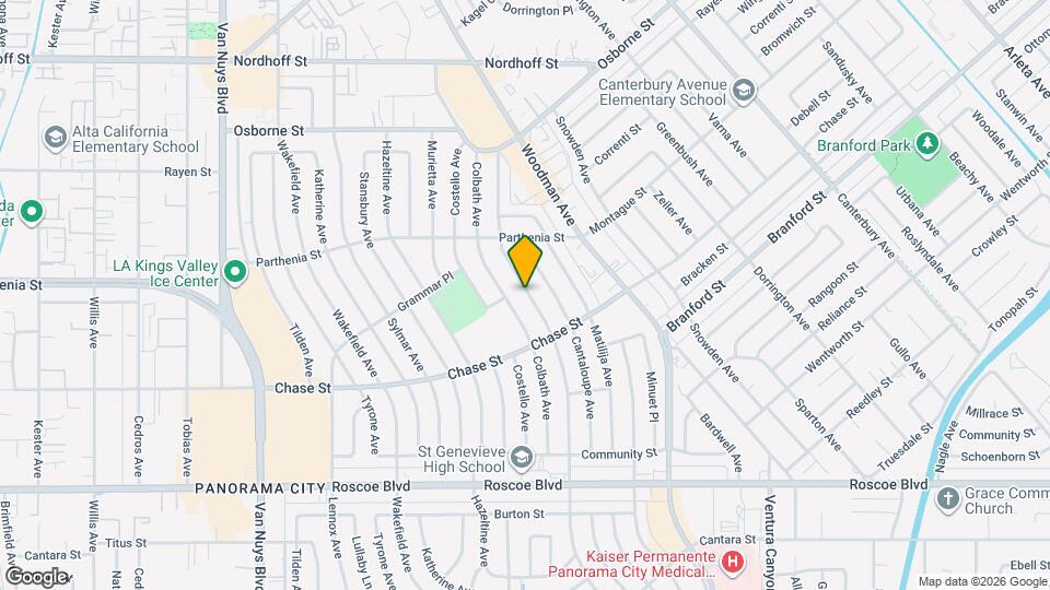 8655 Ranchito Ave Mapa y Detalles de la Ubicación