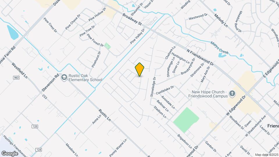 3804 Dunlavy Dr Map and Location Details