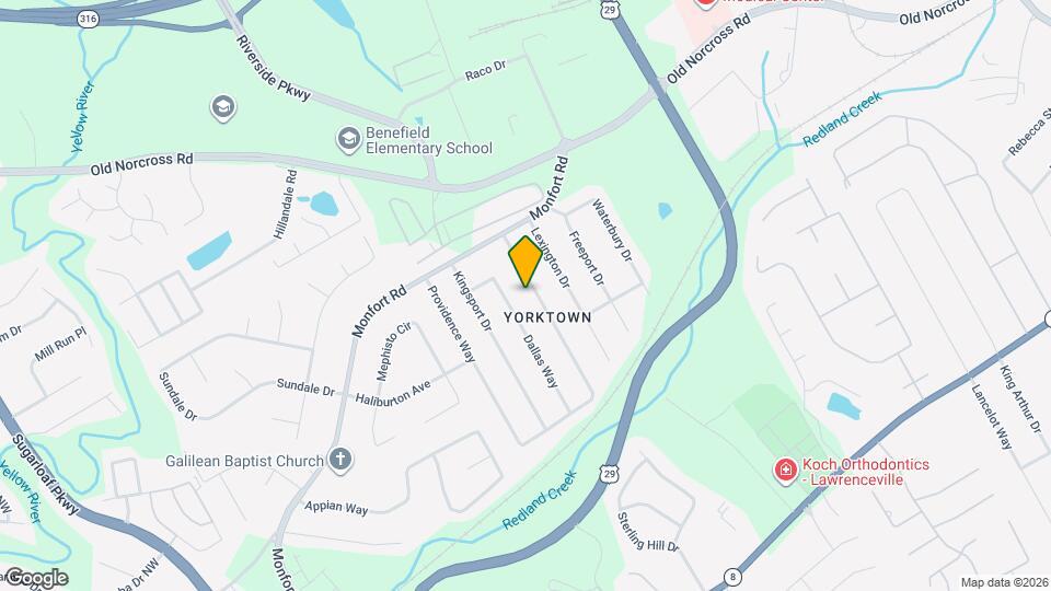 911 Providence Way Map and Location Details