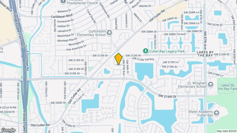 9712 SW 213th Terrace Map and Location Details