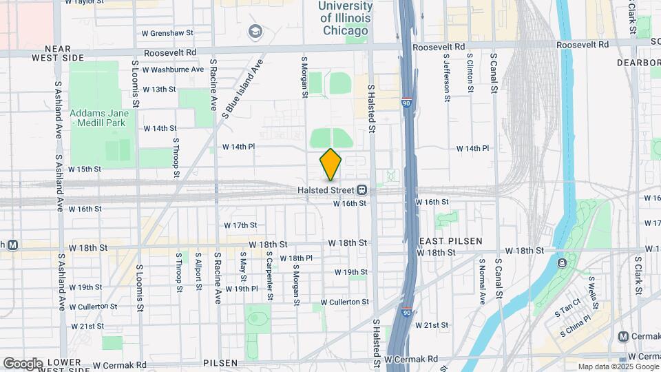 1524 S Sangamon St, Unit 711 Mapa y Detalles de la Ubicación