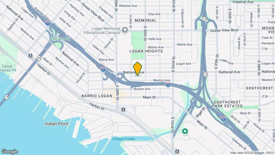 2942 Newton Ave Map and Location Details