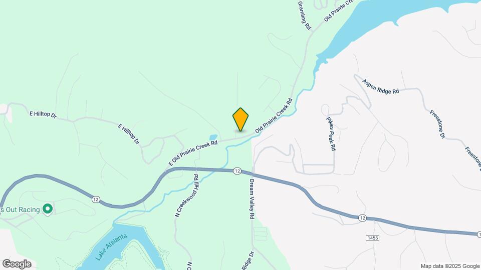 1701 E Old Prairie Creek Rd Map and Location Details