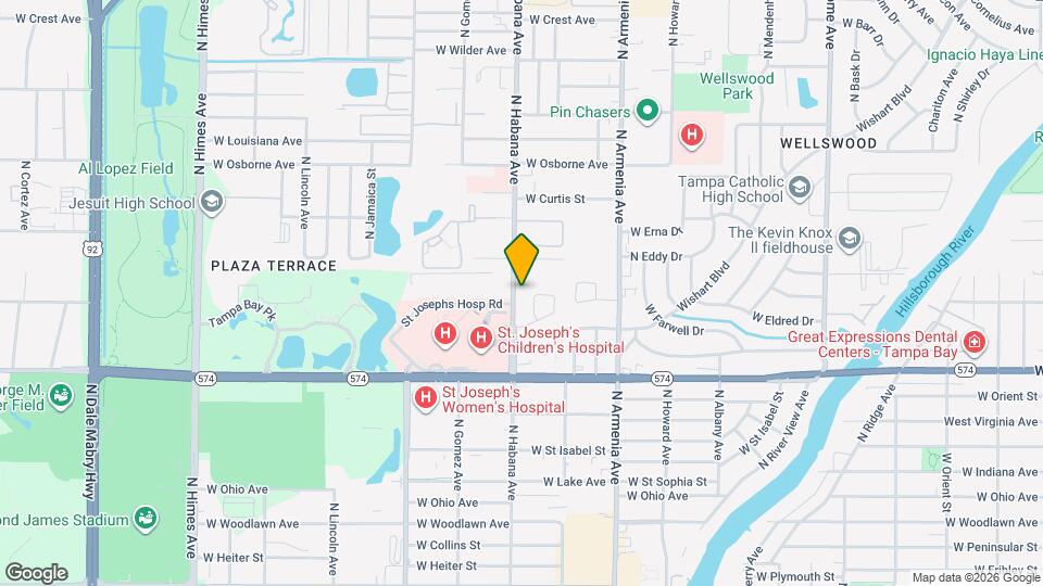 4519 N Habana Ave Map and Location Details