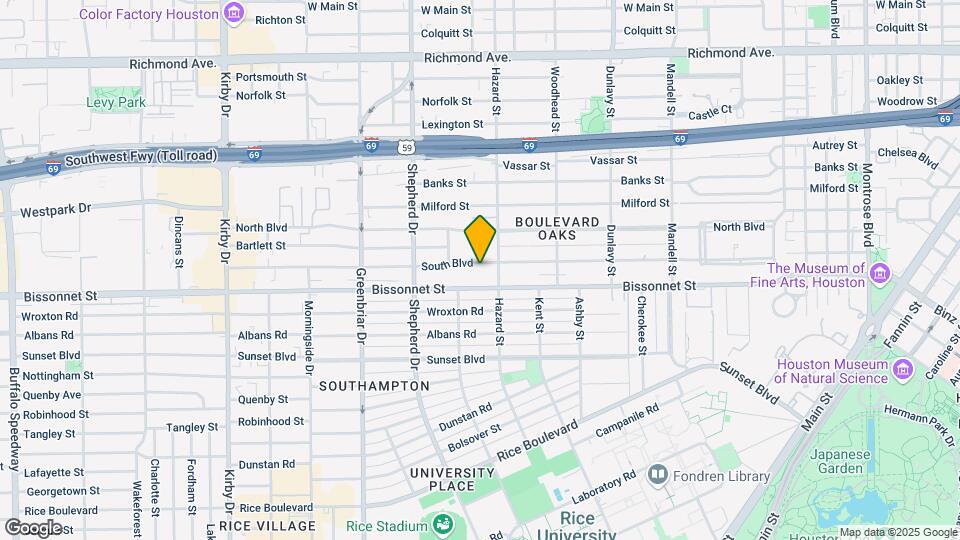 2015 South Blvd Map and Location Details