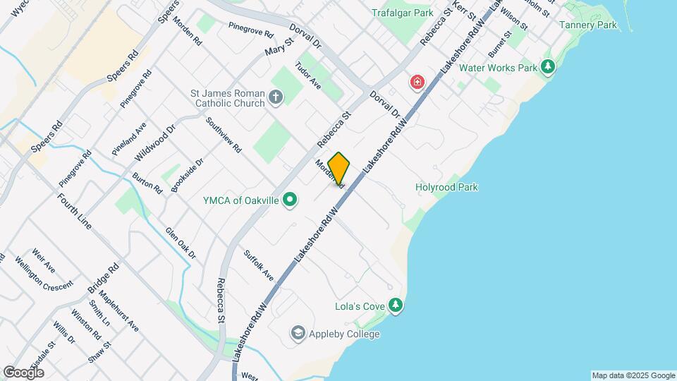 363 Lakeshore Rd W Map and Location Details