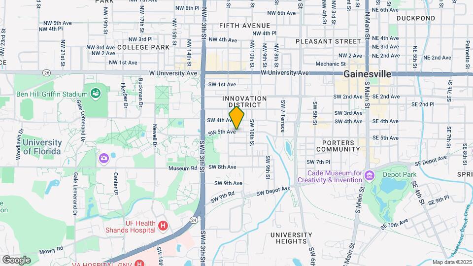 1125 SW 5th Ave Map and Location Details