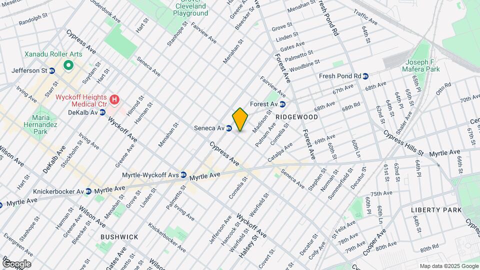 753 Seneca Ave Mapa y Detalles de la Ubicación