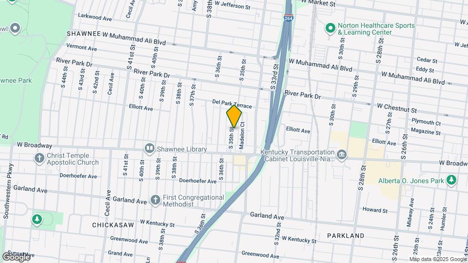 655 S 35th St Map and Location Details