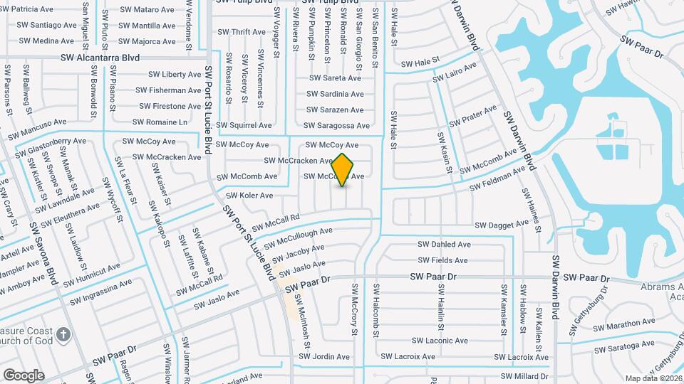 3844 SW McKim St Mapa y Detalles de la Ubicación
