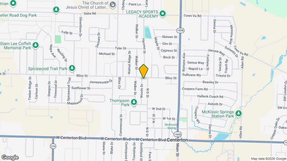 600 Woods Dr Map and Location Details