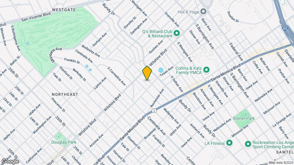 1237 Amherst Ave Map and Location Details