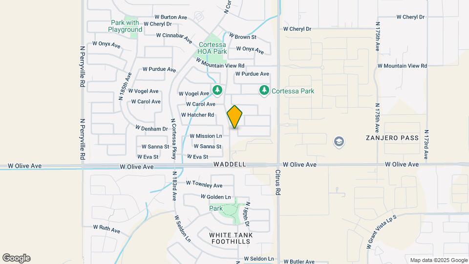 9250 N 180th Ln Map and Location Details
