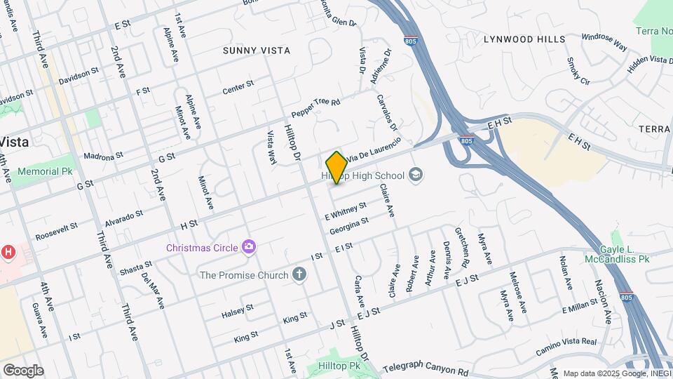 38 E Shasta St Map and Location Details