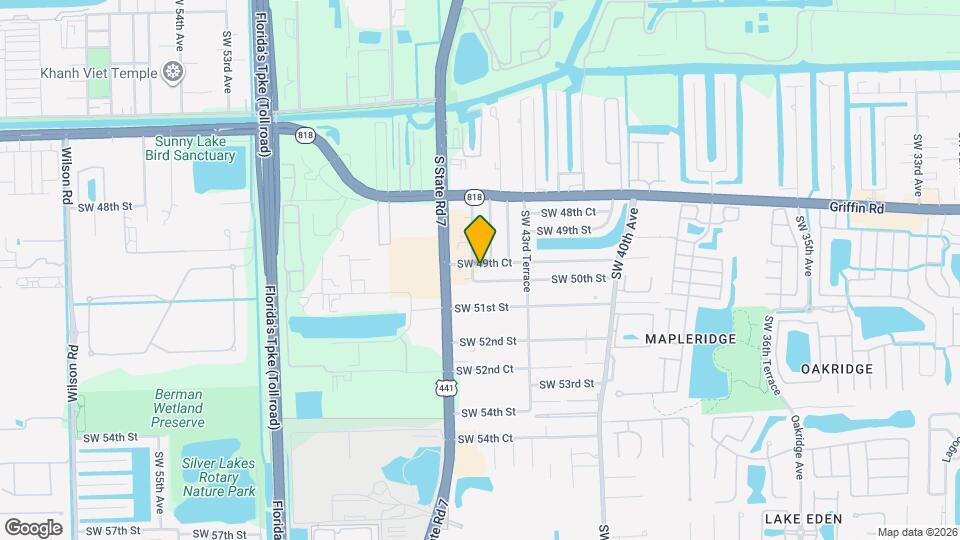 4484 SW 49th Ct Map and Location Details