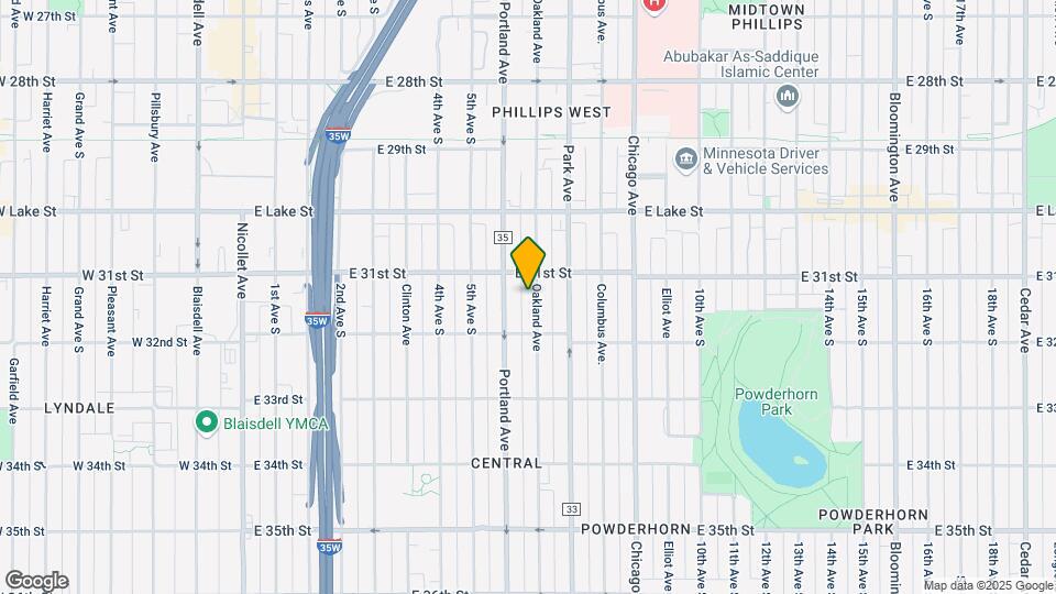 3118 Oakland Ave Map and Location Details