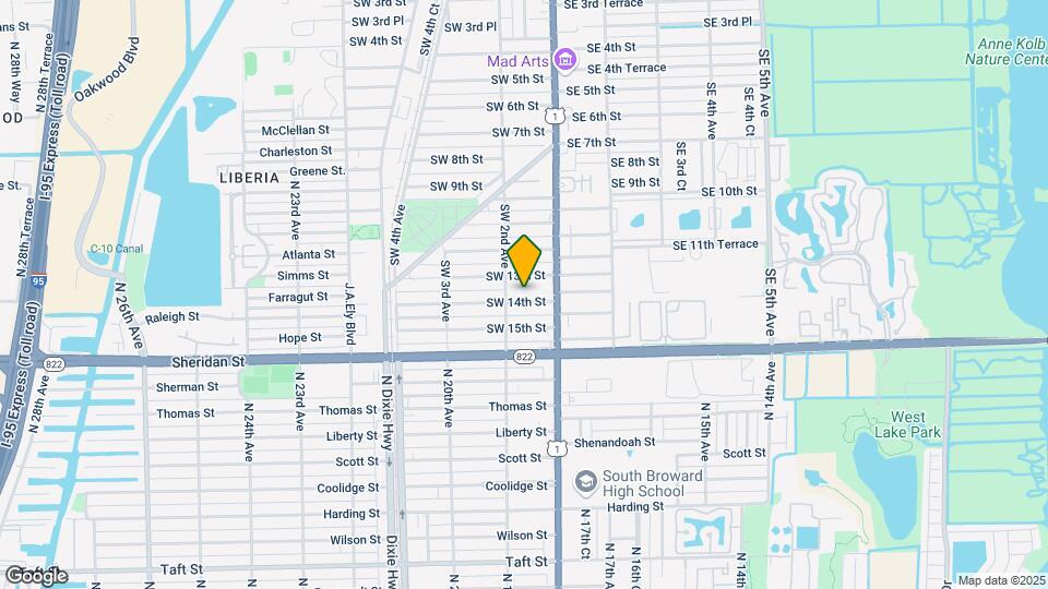 42 SW 14th St Map and Location Details
