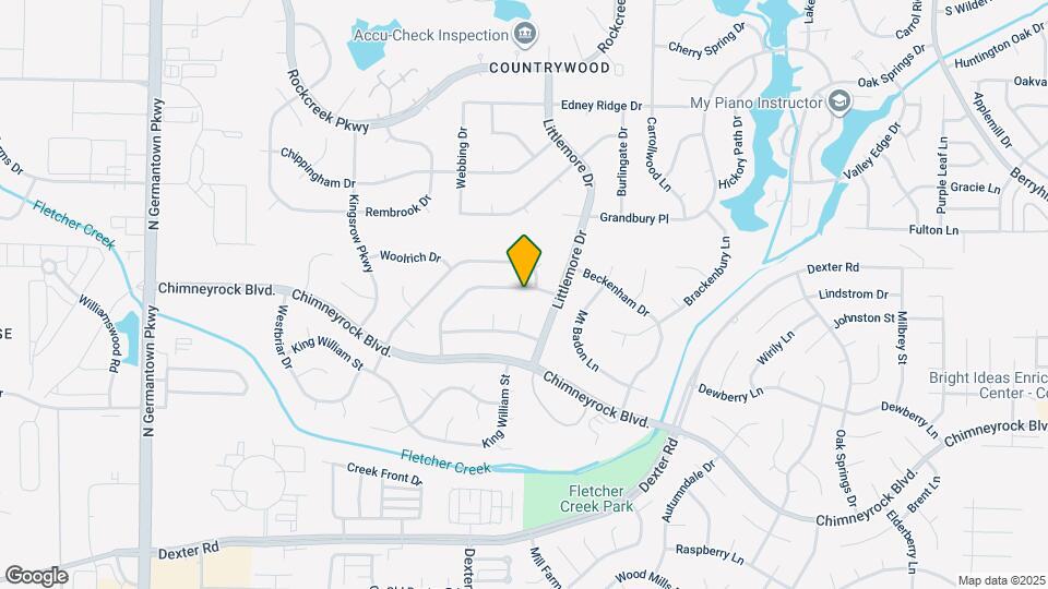 8555 Buckhurst Rd Map and Location Details