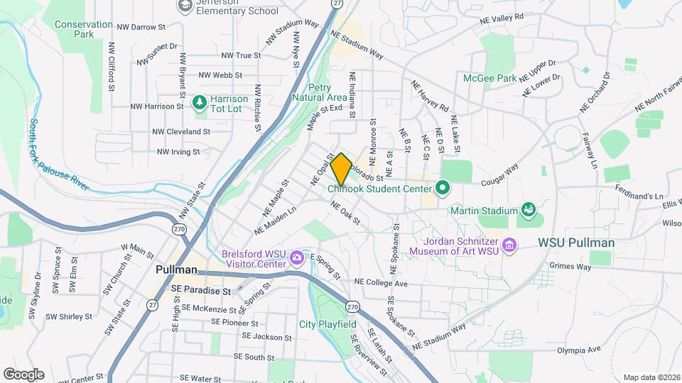 603 NE Campus St Mapa y Detalles de la Ubicación