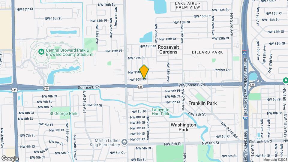 2962 NW 10th Ct Map and Location Details