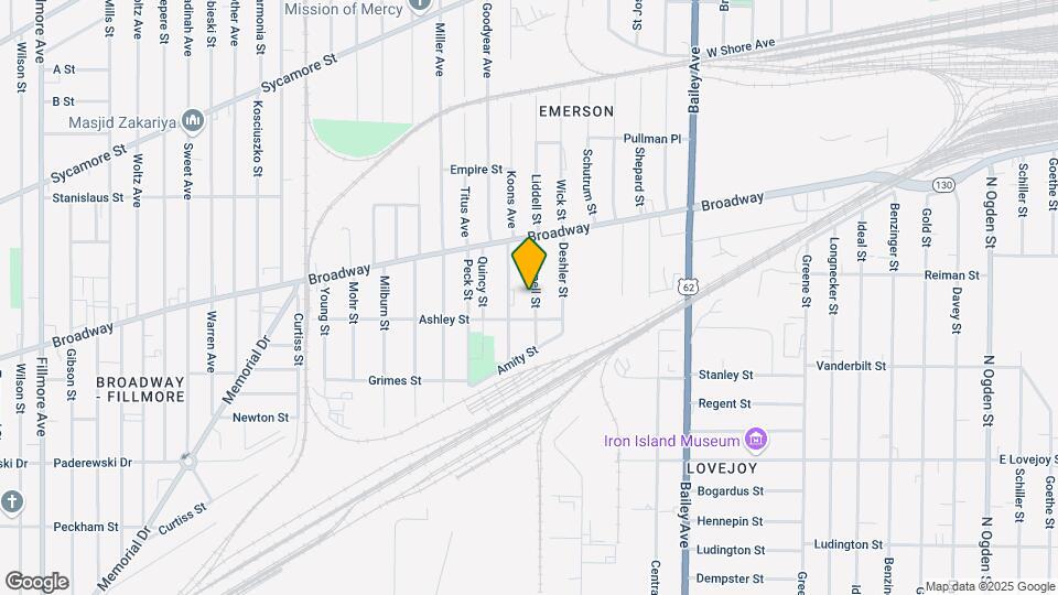 54 Brownell St Map and Location Details