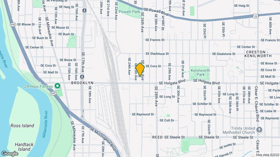 4425 SE 26TH Ave Map and Location Details