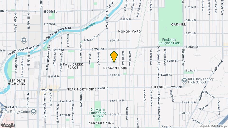 2354 Carrollton Ave Map and Location Details