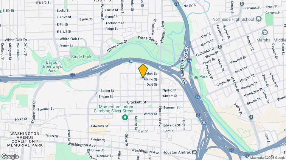 1702 Alamo St Map and Location Details