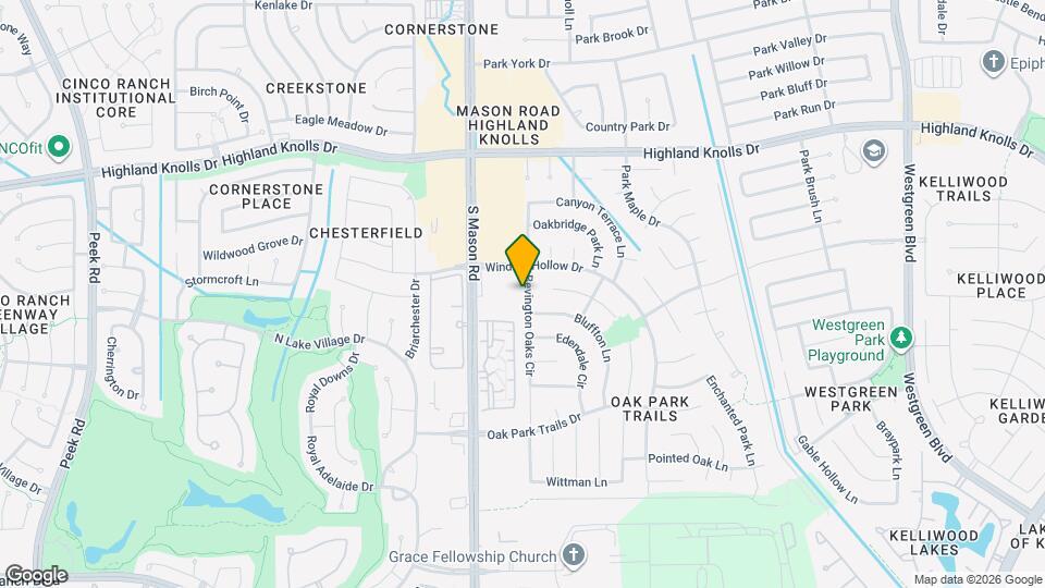 1922 Bevington Oaks Cir Map and Location Details