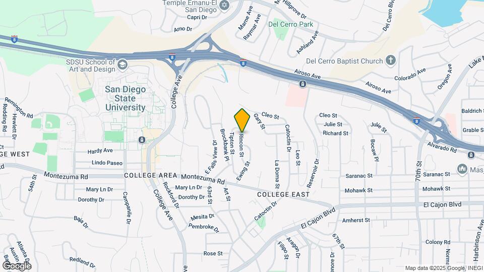 5231 Rincon St Map and Location Details
