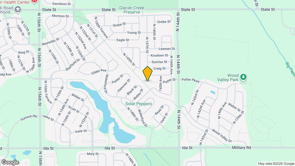 14586 Potter Cir Map and Location Details