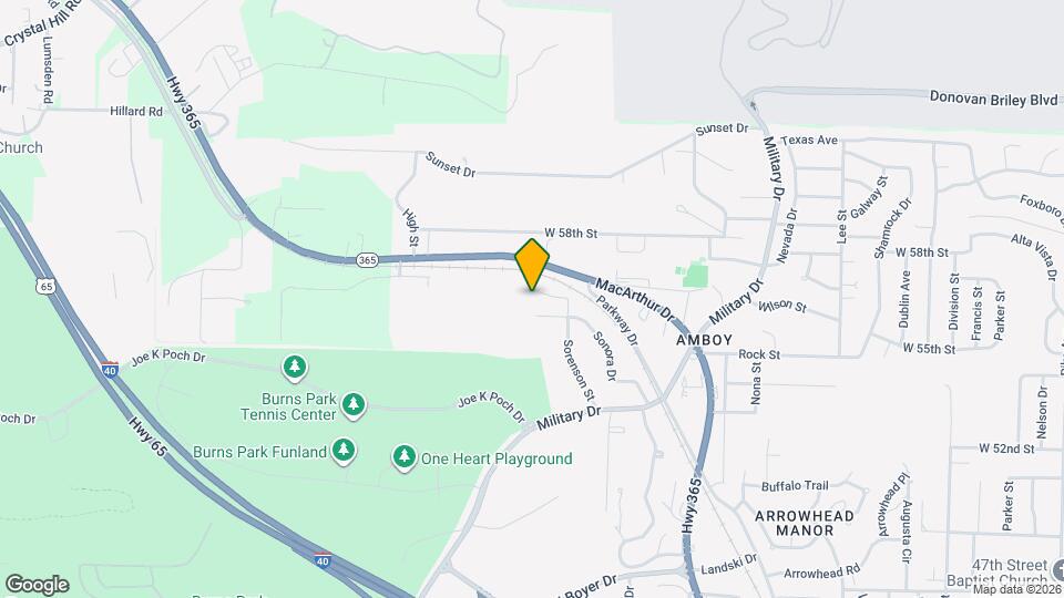 5709 Sorenson St Map and Location Details